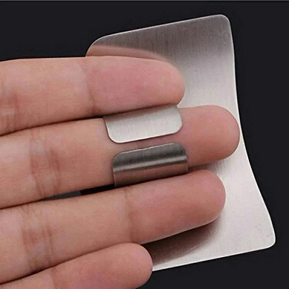 Stainless Steel Finger Guard – Kitchen Safety Cutting Tool