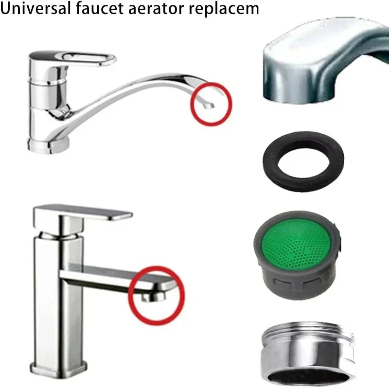 10-Pack Faucet Aerator Replacement Nozzle Filter & Flow Restrictor