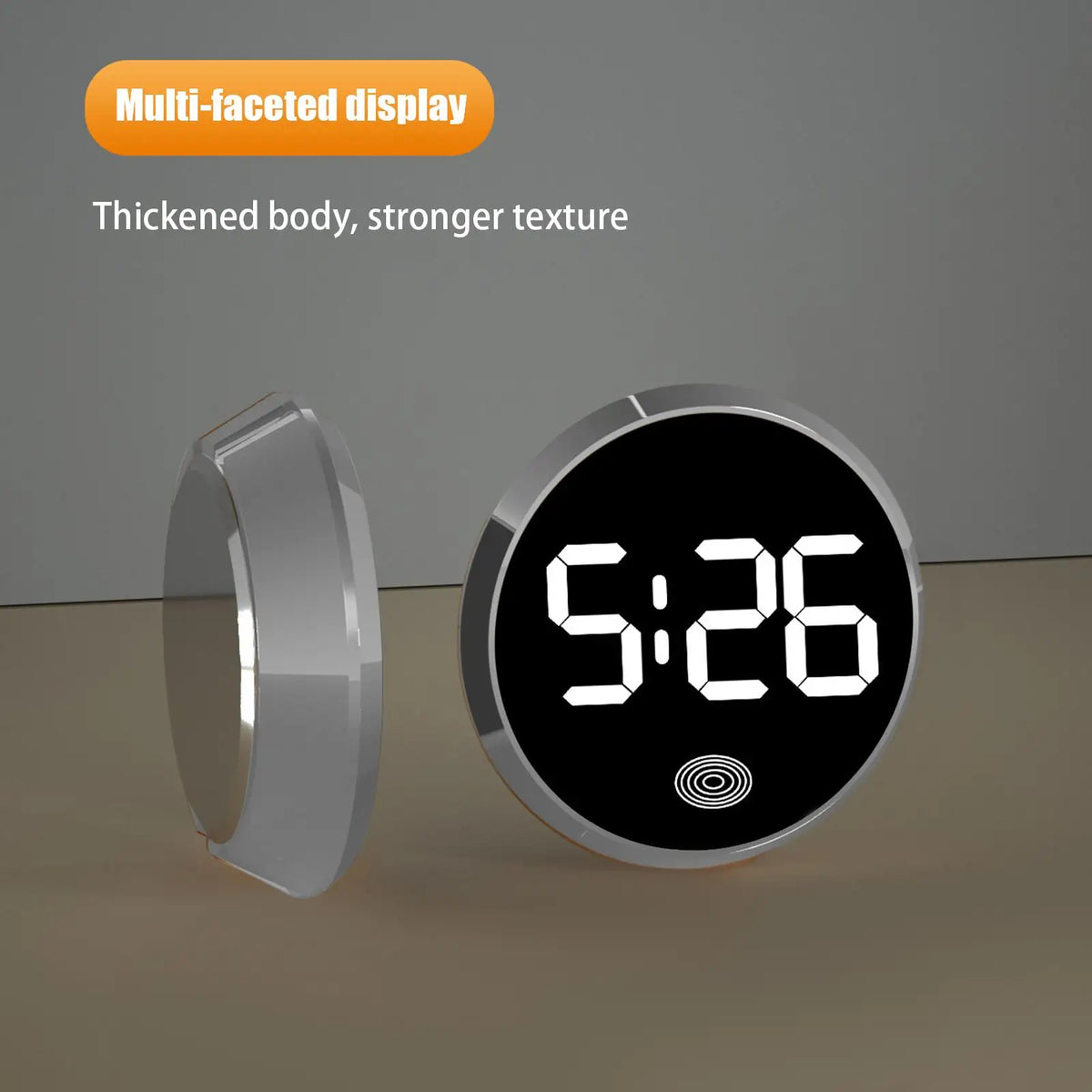 LED Car Dashboard Clock Touch Control Digital Display | 46mm