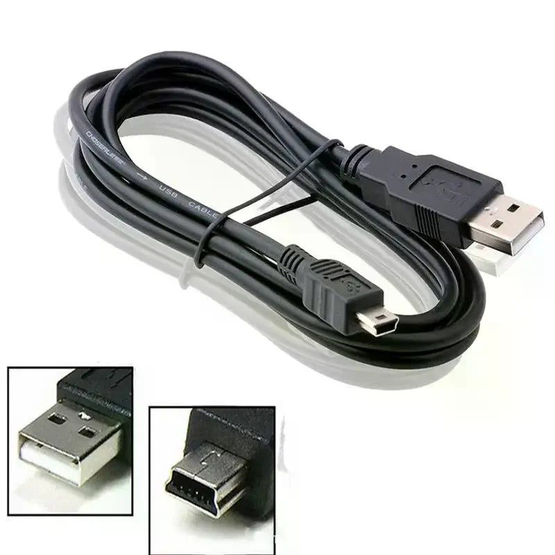 Trapezoidal Connector Data Cable Usb 2 0 T-type Mini 5-Pin Mp3 Mp4