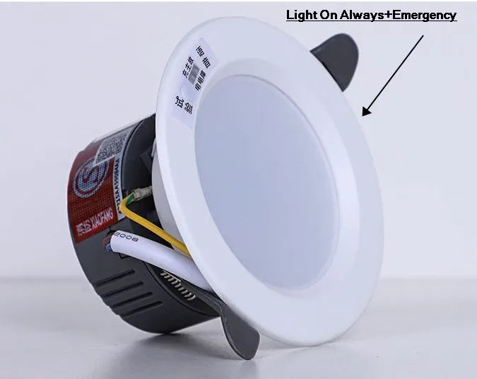 SHINEKNOT 6" LED Emergency Downlight | Rechargeable Motion Sensor