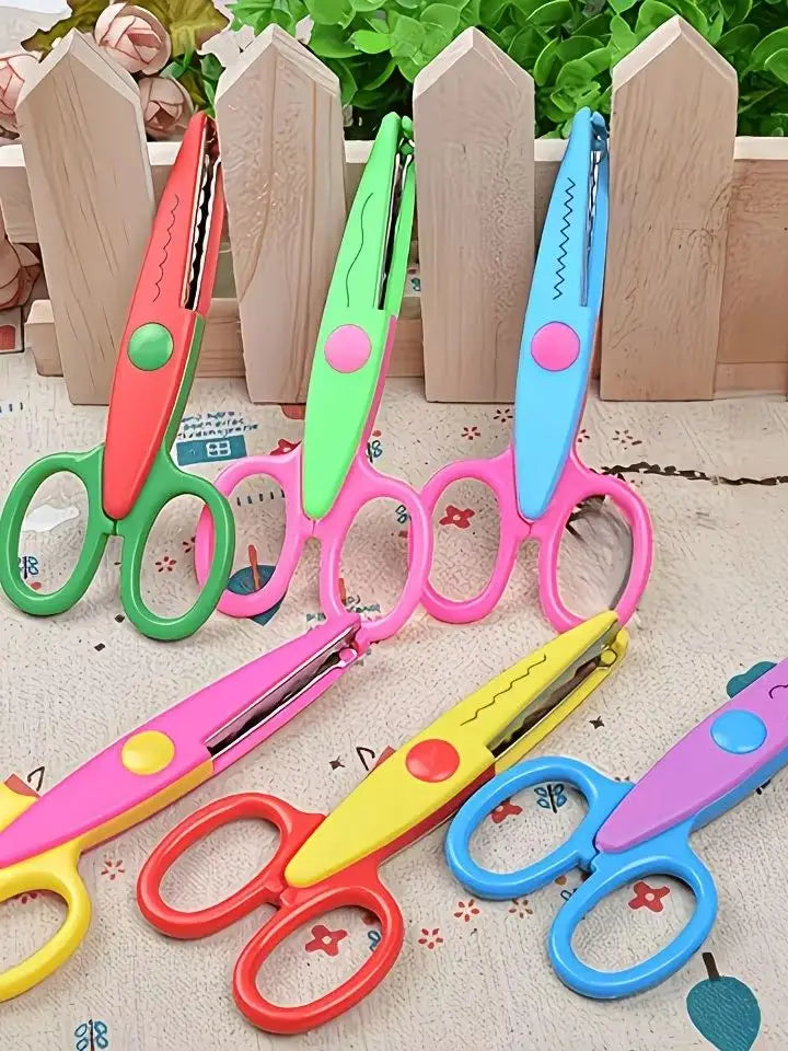 DIY Decorative Lace Scissors – Safe Art Craft Scissors for Kids