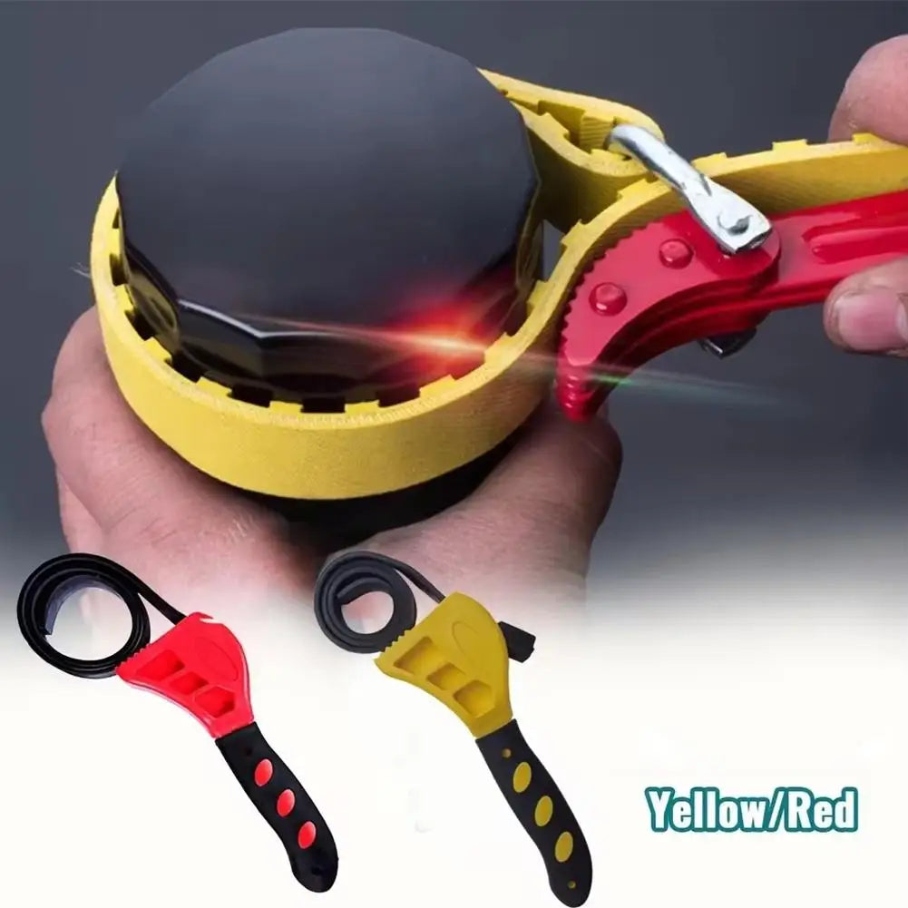 6-Inch Adjustable Belt Strap Wrench – Oil Filter Removal Tool