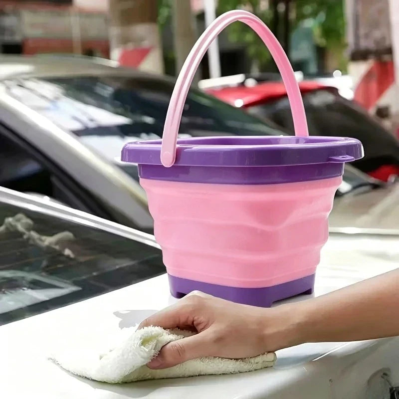 2L Collapsible Foldable Bucket – Portable Camping & Beach