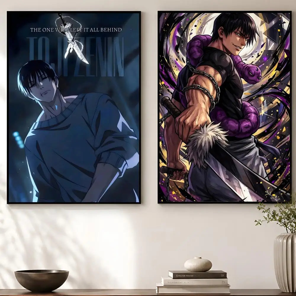 Fushiguro Toji Anime Wall Poster – Self-Adhesive HD Art Print