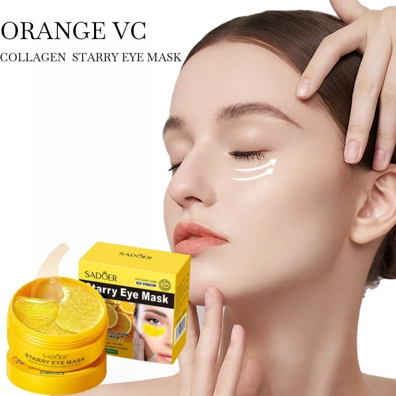 SADOER Collagen Vitamin C Hydrating Eye Patches – 60 Pcs