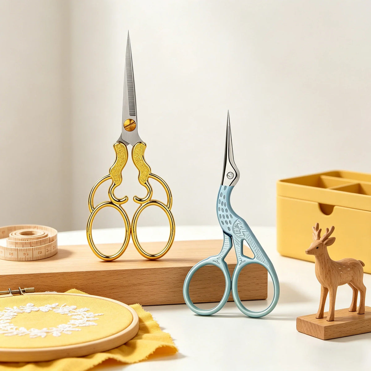 Vintage Tailor Scissors – Steel Craft & Sewing Shears 1/2 Pack