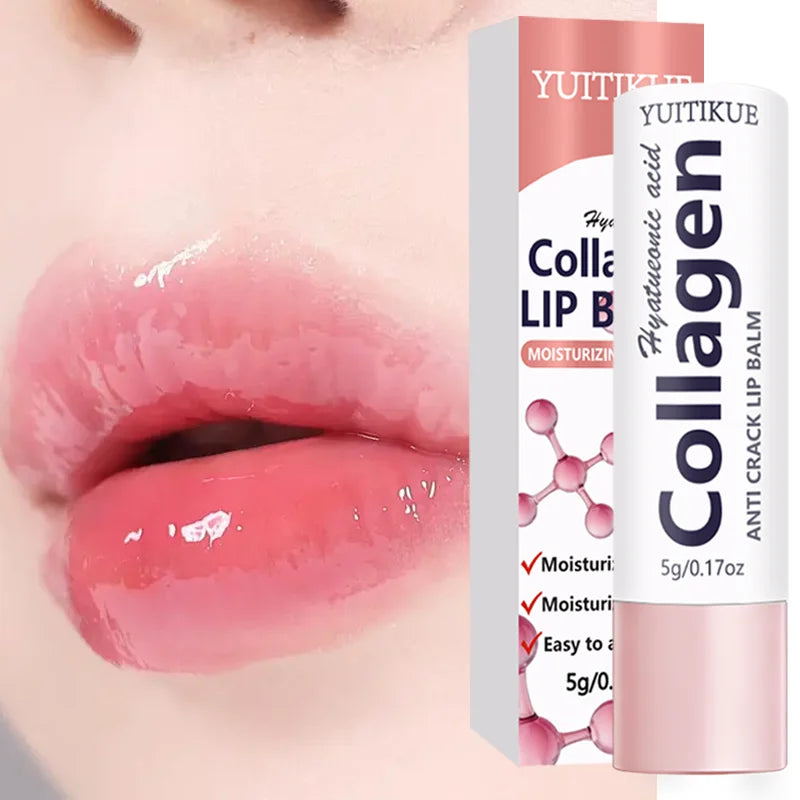 Collagen & Hyaluronic Acid Lip Balm – 24H Hydration | 5g