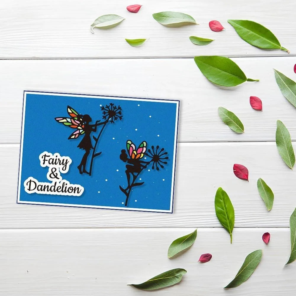 Dandelion Fairy Cutting Dies – 6 Styles Card Making Stencils
