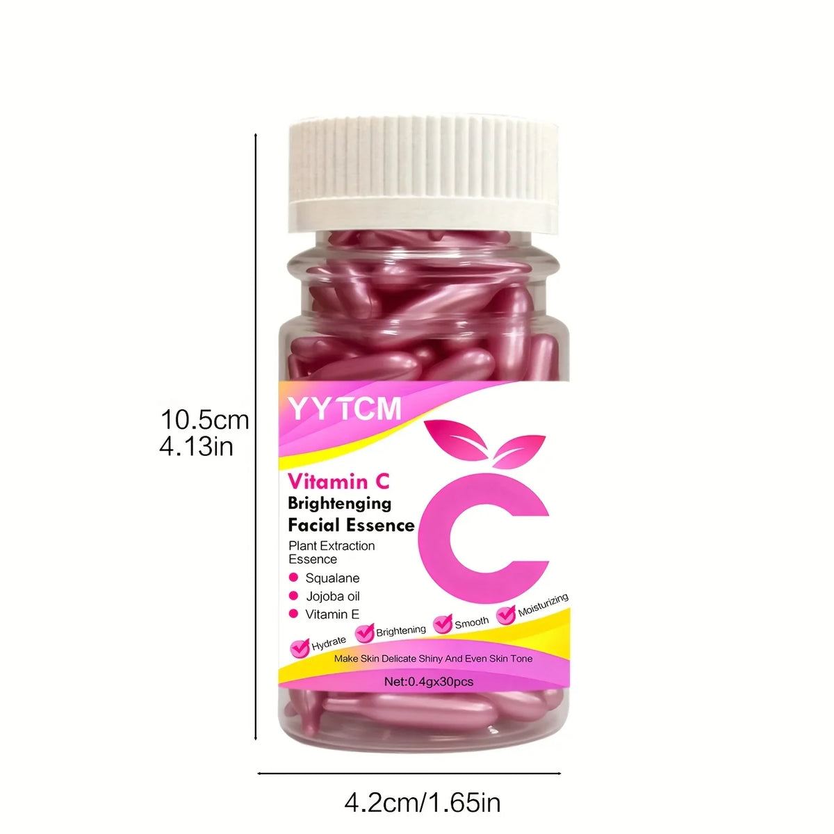 Vitamin C Brightening Capsule Essence – Squalane & Jojoba 90ct
