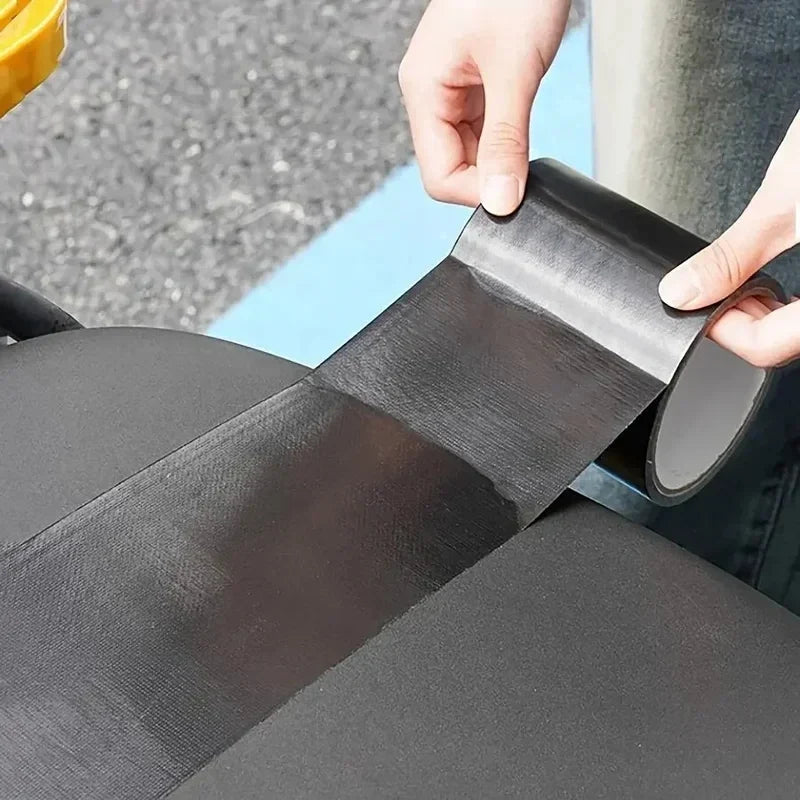 Black Cloth Leather Repair Tape – Waterproof & Wear-Resistant
