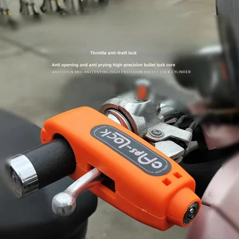 Mini Anti-Theft Handlebar Lock – Bike, Scooter & Motorcycle