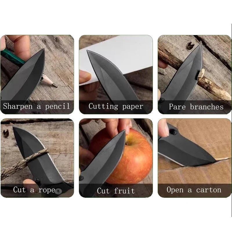 Stainless Steel Folding Pocket Knife – Camping & Outdoor EDC