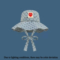 Women's Wide Brim Sun Hat – UV Plaid Beach Hat & Chin Strap