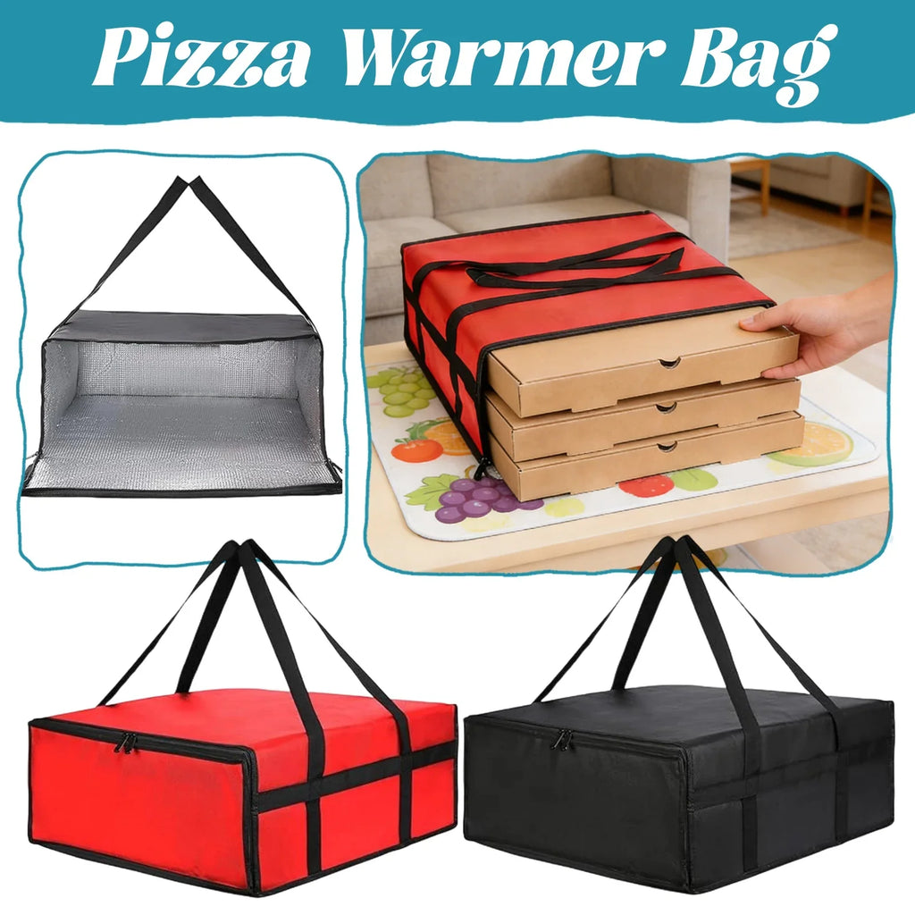 Insulated Pizza Delivery Bag – Hot & Cold Food Carrier