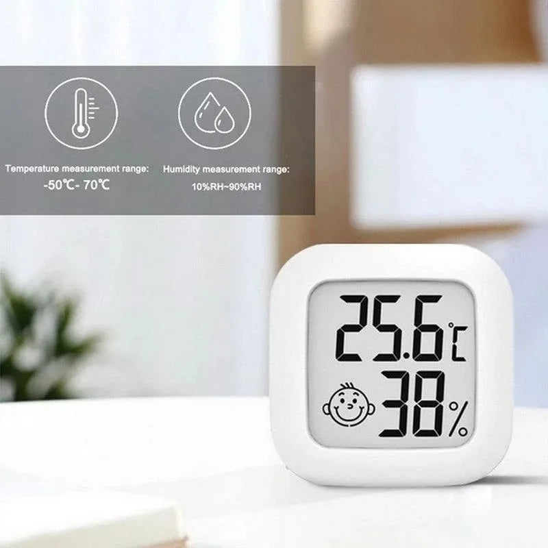 LCD Digital Thermometer Hygrometer | Indoor Temp & Humidity Gauge