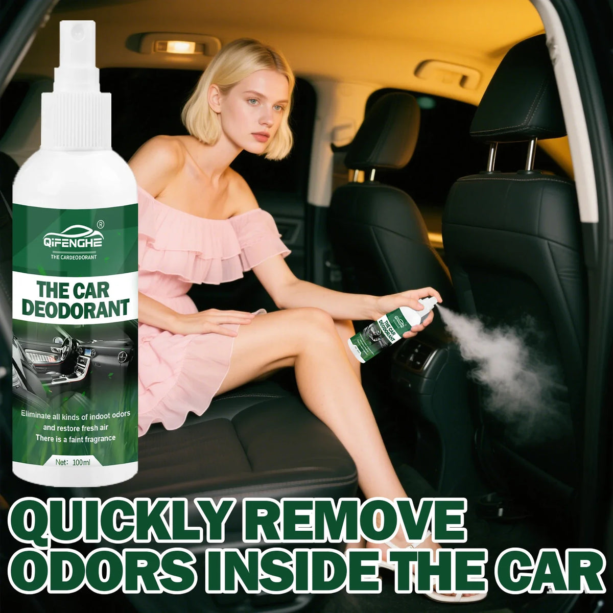 TOPMVCAR Car Air Freshener Antibacterial AC Spray | Odor