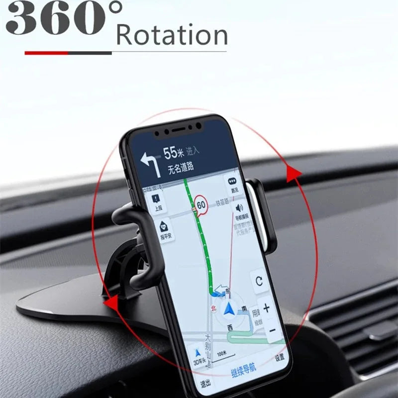 360° Car Phone Holder | Universal Dashboard & Air Vent Mount