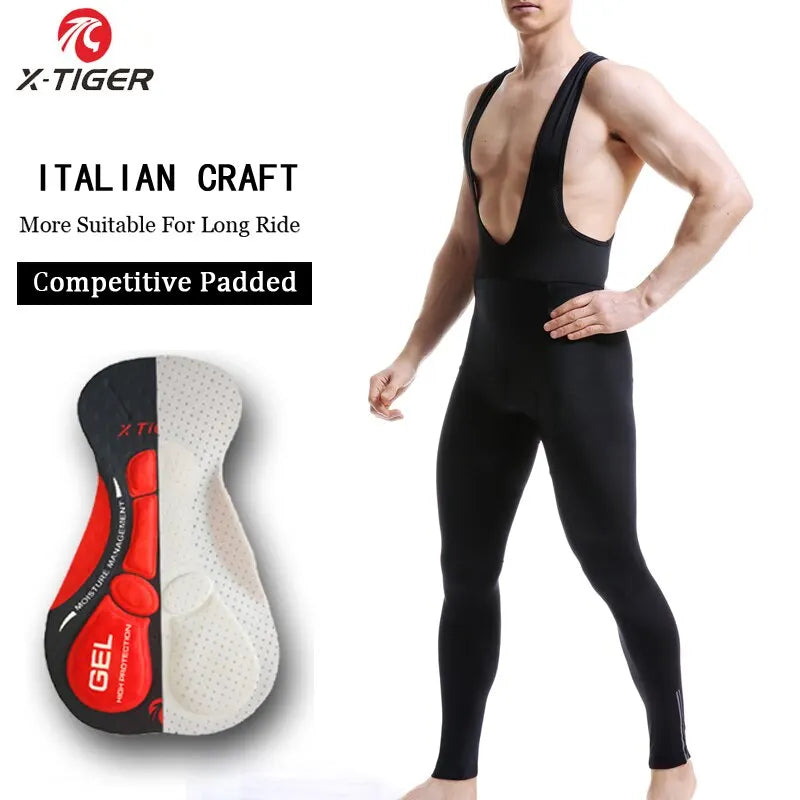 X-Tiger 5D GEL Pad Men's Cycling Bib Pants | MTB Quick-Dry