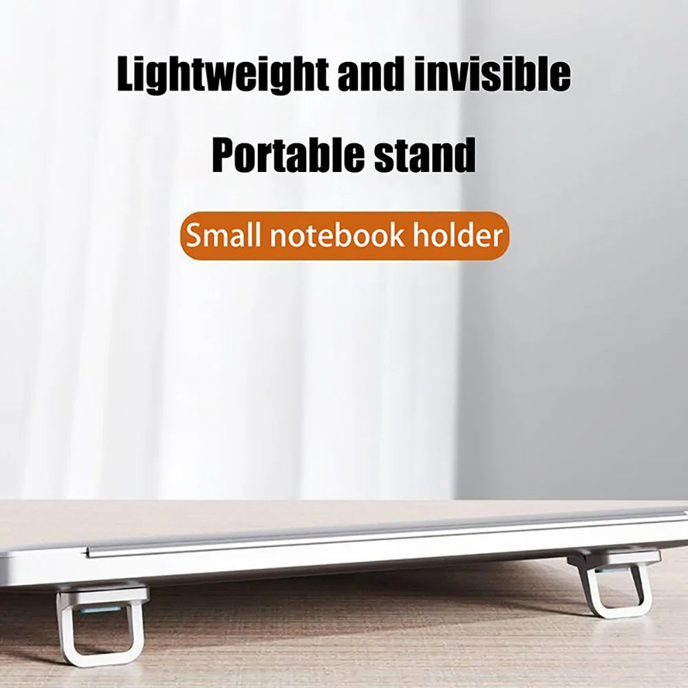 Foldable Mini Laptop Stand Legs Ultra-Thin Cooling Feet 2pcs