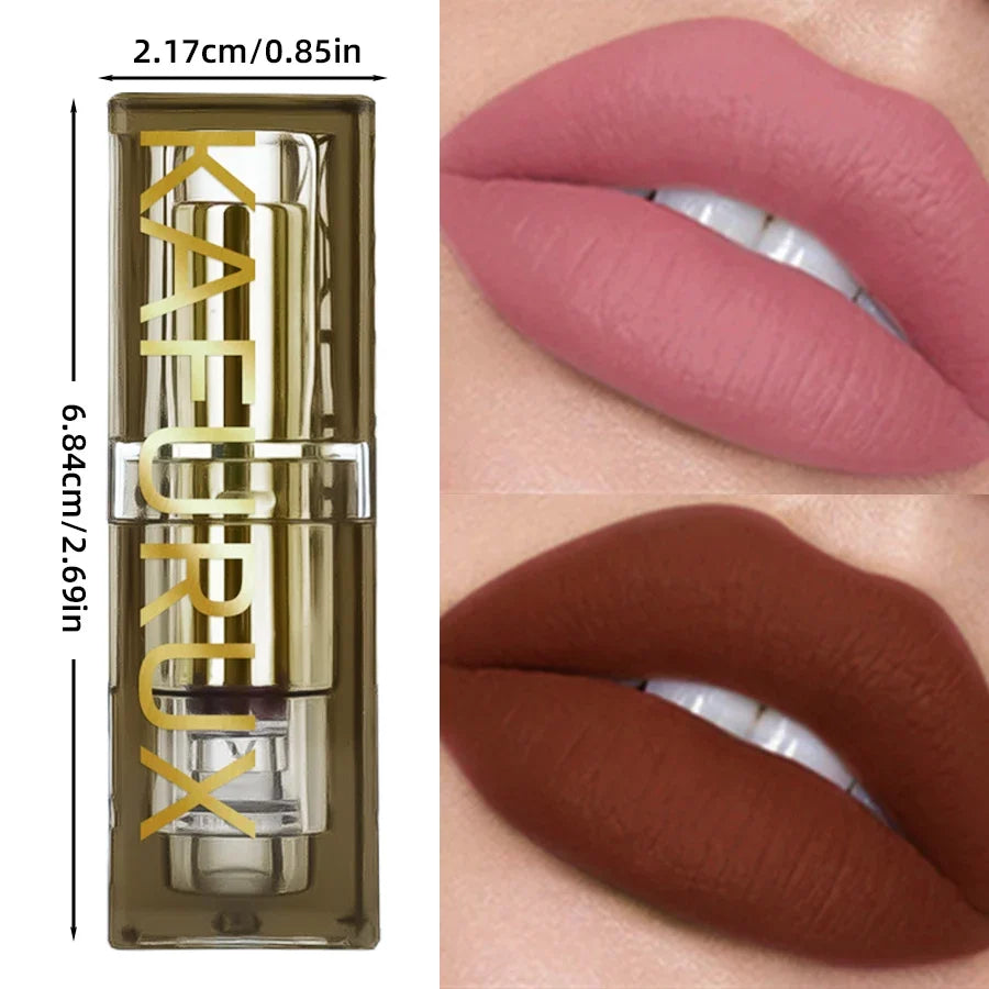 KAFURUX Two-Tone Matte Lipstick | Waterproof Long-Lasting Lip