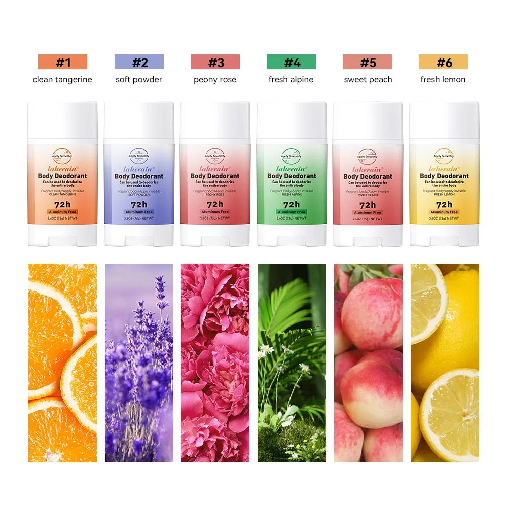 72-Hour Whole Body Deodorant Cream – Aluminum-Free Invisible Stick