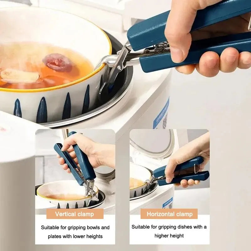 Bowl Clamp Anti Scald Kitchen Tool Steaming Vegetable Slip Hand Plate