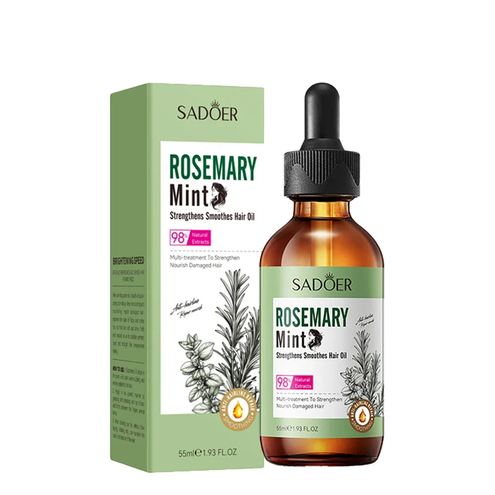 Mint Rosemary Hair Care Essential Oil Hydrate Smooth Repair Damage