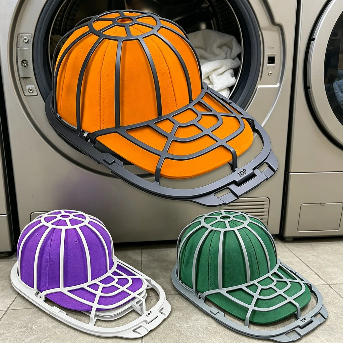 Hat Washer Cage for Baseball Caps – Washing Machine & Dishwasher