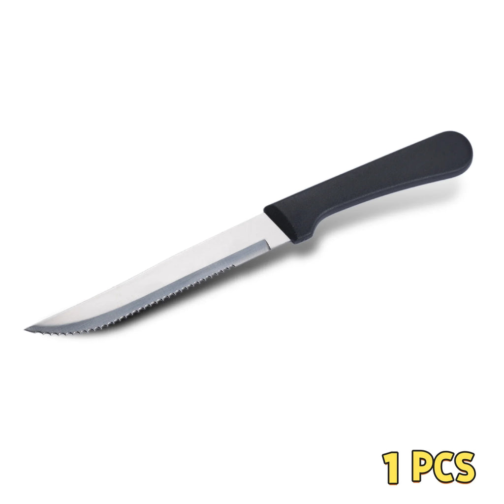 Stainless Steel Steak Knife – Dishwasher Safe Plastic Handle