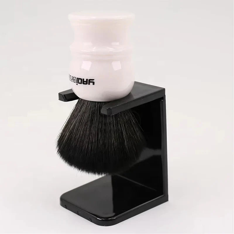 2026 YAQI Black Acrylic Men's Shaving Brush Razor Stand Bathroom