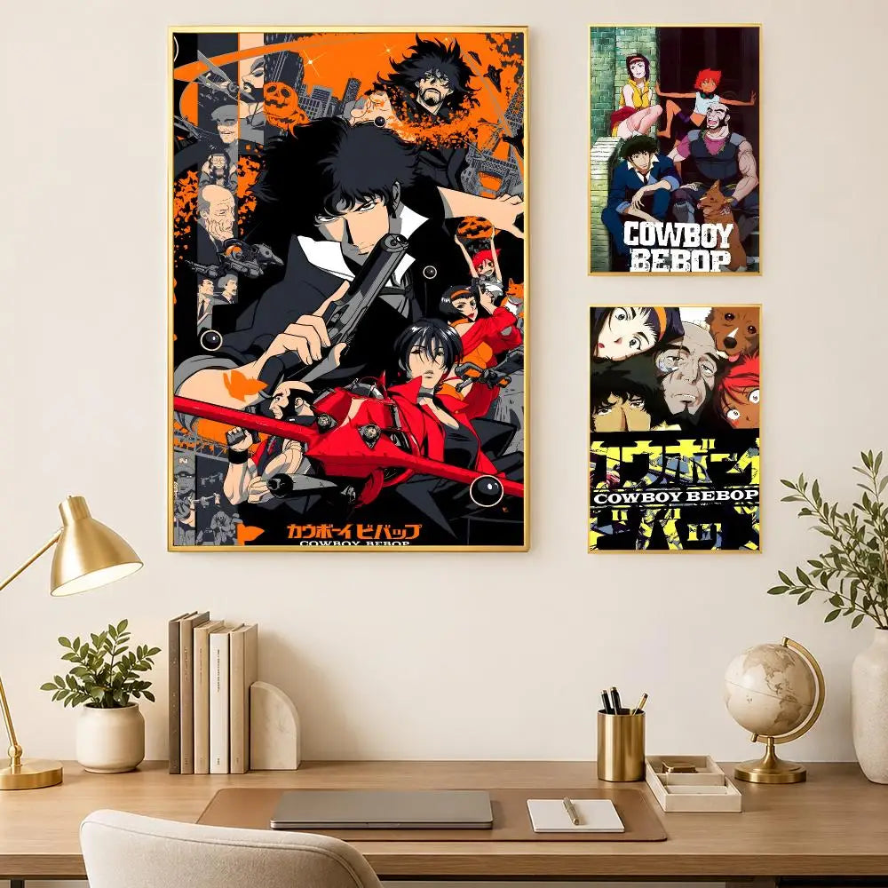Cowboy Bebop Anime Wall Poster – Self-Stick Waterproof HD Print