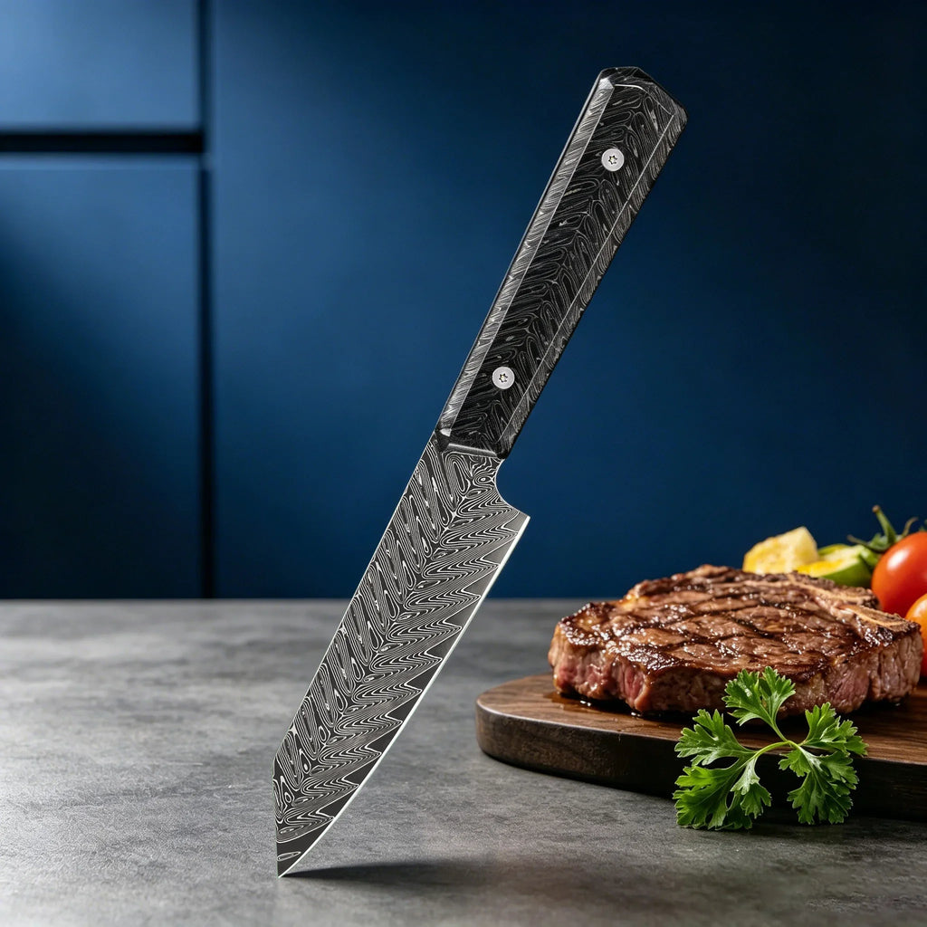Damascus Steel Meat Cleaver & Chef Knife – Multipurpose Kitchen