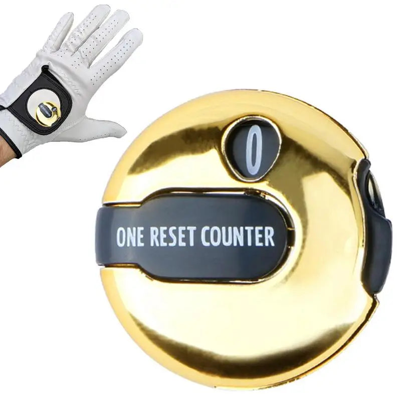 Golf Score Counter Portable Clicker Keeper Touch Reset Clip