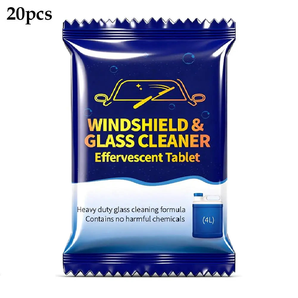 100-Pack Windshield Washer Tablets – Streak-Free Glass Cleaner