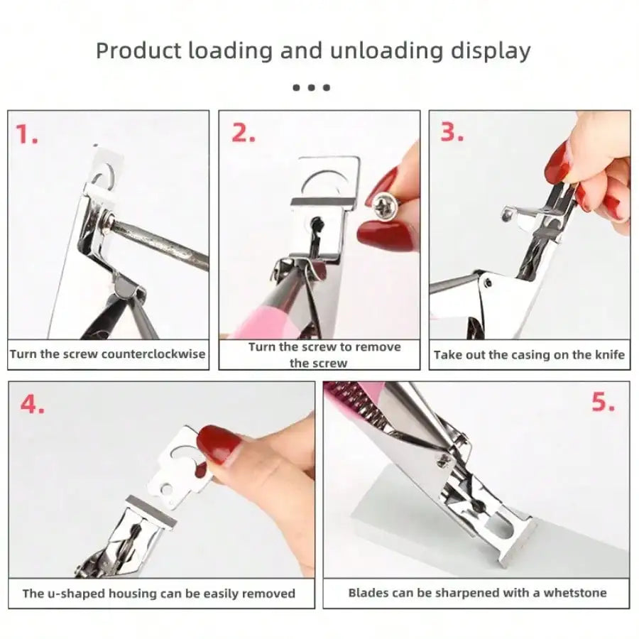 Professional Stainless Steel Nail Clipper & Sculpting Tool