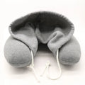Memory Foam U-Shape Travel Neck Pillow | Hooded Cushion