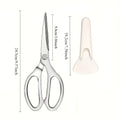 Heavy-Duty Kitchen Scissors & Peeler Set | Stainless Steel 2pc