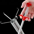 4-Claw Telescopic Drain Cleaner | Hair & Clog Remover Tool