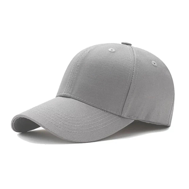 Simple Solid Unisex Hat Plain Curved Sun Visor Outdoor Dustproof