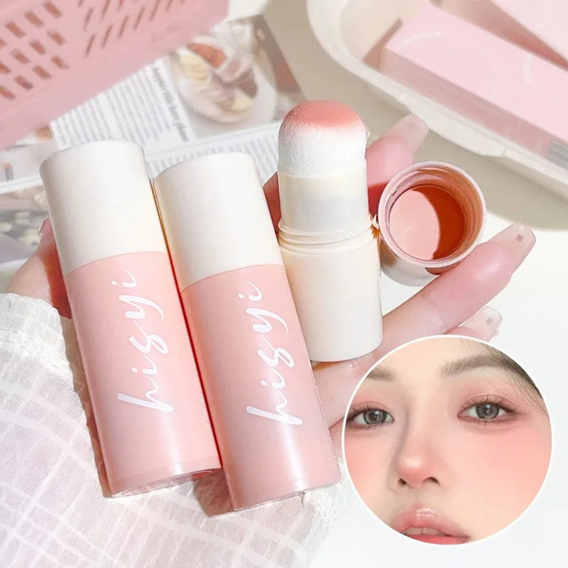 SADOER Cloud Velvet Blush Stick – Dual-Use Lips & Cheeks