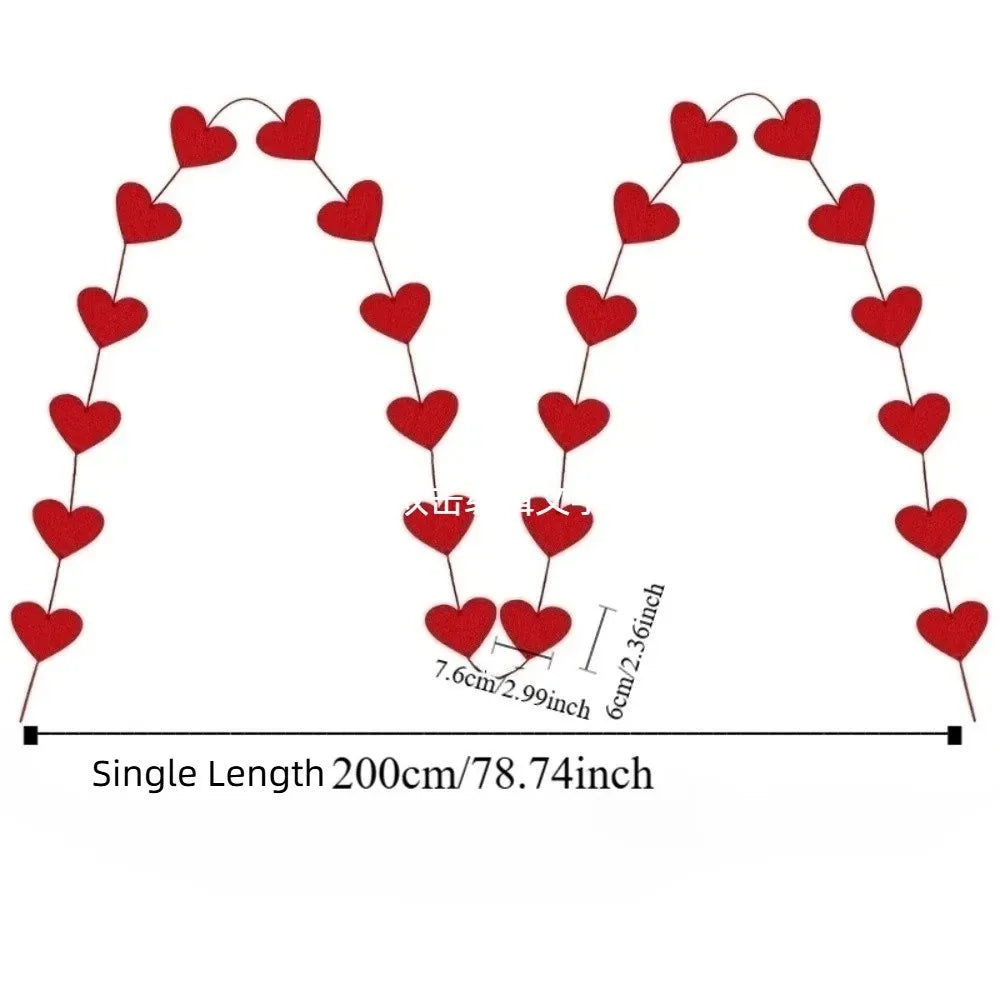 Love Flower Hanging Garland – DIY Wedding & Party Decoration