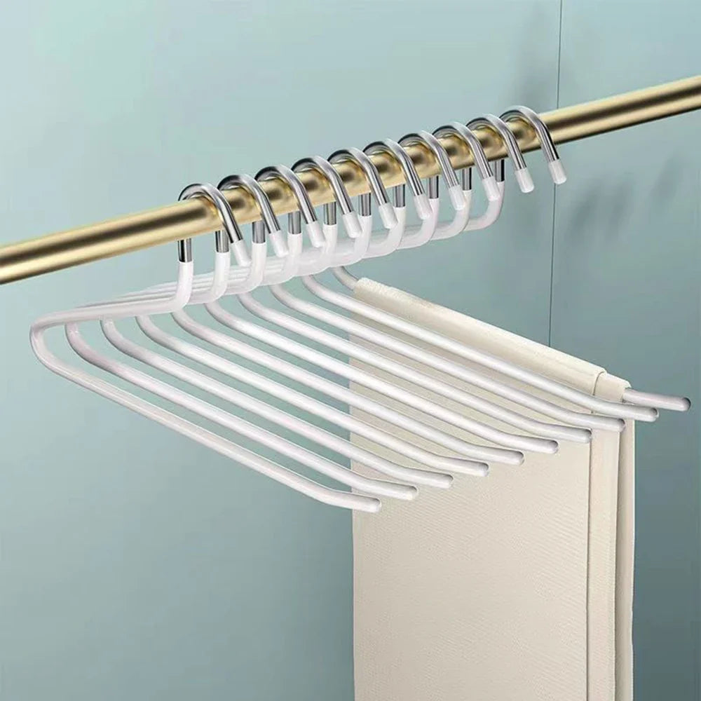 30-Pack Goose-Shaped Anti-Slip Pants Hangers & Wardrobe Clips