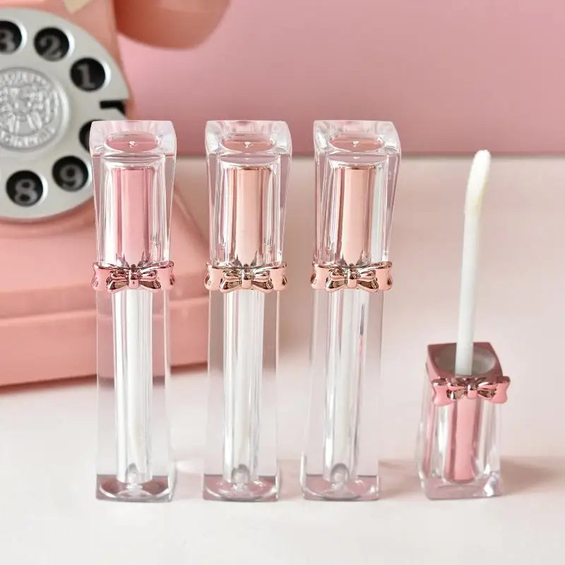 3.5ml Empty Lip Gloss Tube | DIY Rose Gold Bowknot Container