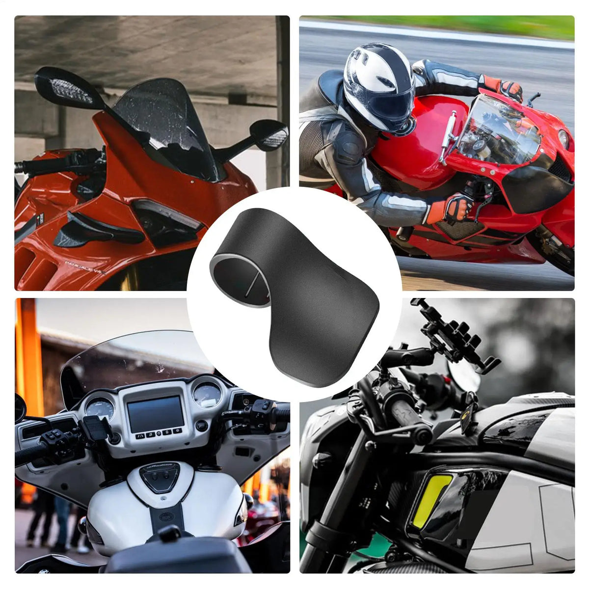 Motorcycle Throttle Assist Grip – Wrist Rest Cruise Control