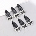 Bowknot Heart BB Hair Clips Non-Slip Cute Set of 2/6 Pcs