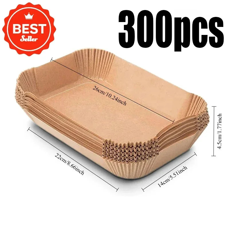 Disposable Air Fryer Parchment Liners – Non-Stick Baking Mats