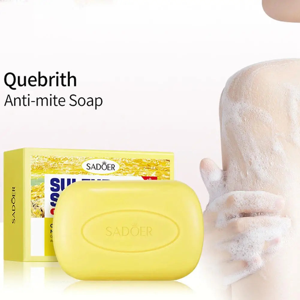 1 SADOER Sulfur Mite Removing Facial Soap Universal Handmade Body