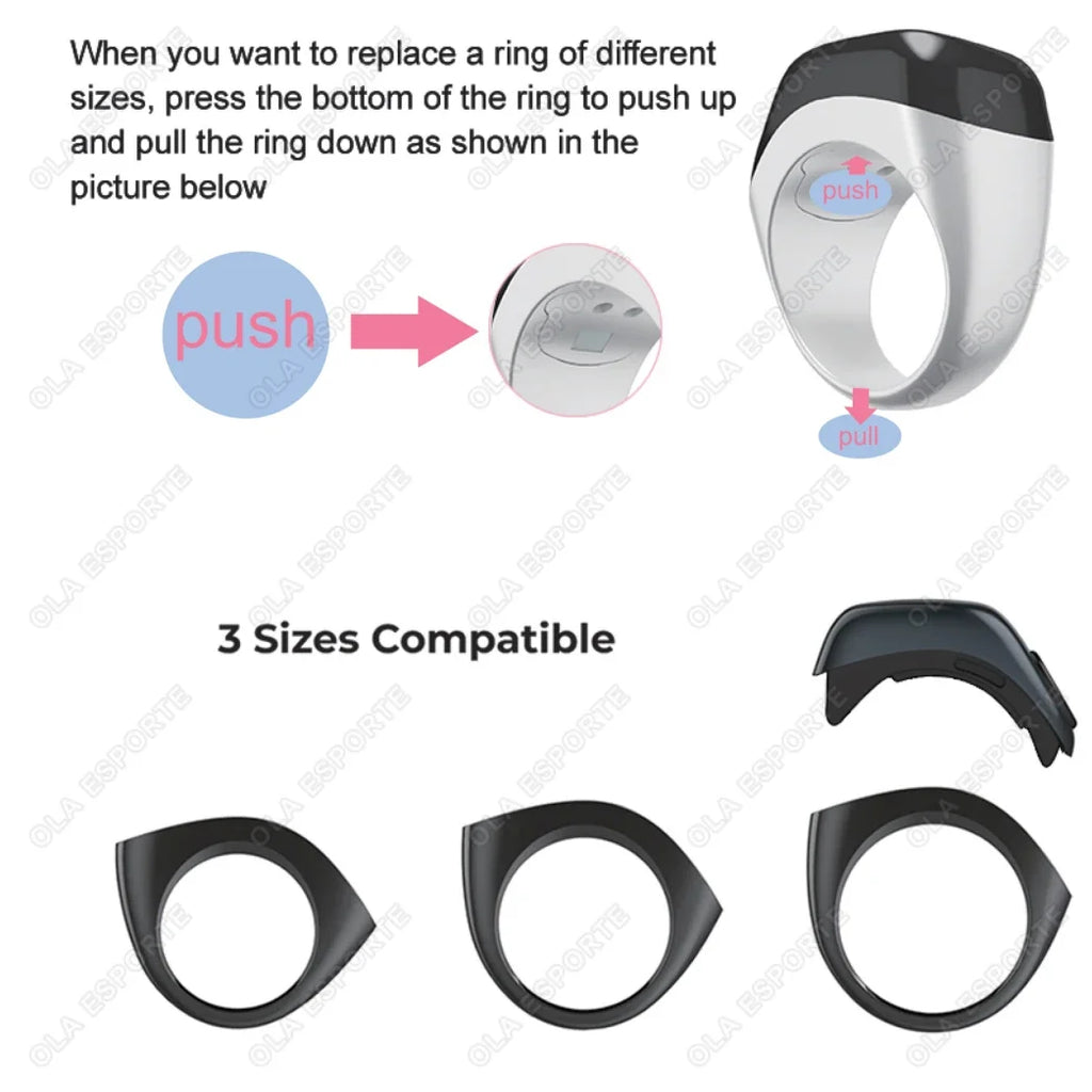 Smart APP Ring Counter Portable Digital Display Bluetooth Counting