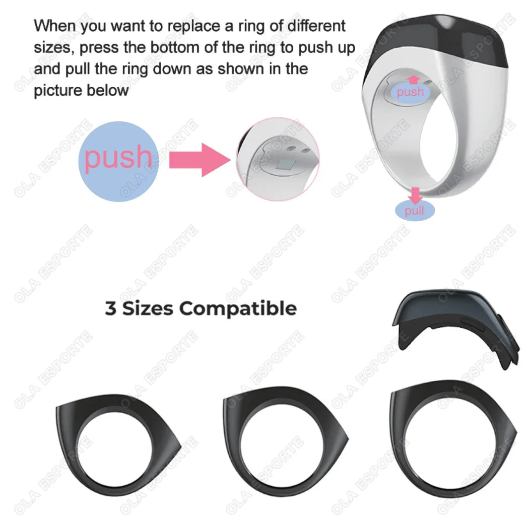 Smart APP Ring Counter Portable Digital Display Bluetooth Counting
